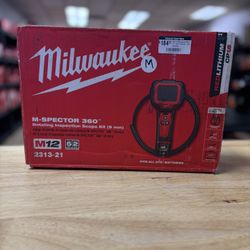 Milwaukee M12 12-Volt Lithium-Ion Cordless M-Spector 360-Degree Digital Inspection Camera Kit with One 1.5 Ah Battery and Tool Bag