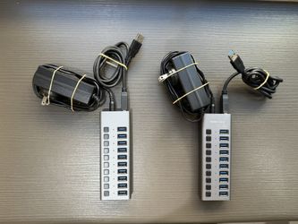 10 Ports 48W Power USB 3.0 Data Hub with Individual On/Off Switches, 1pc