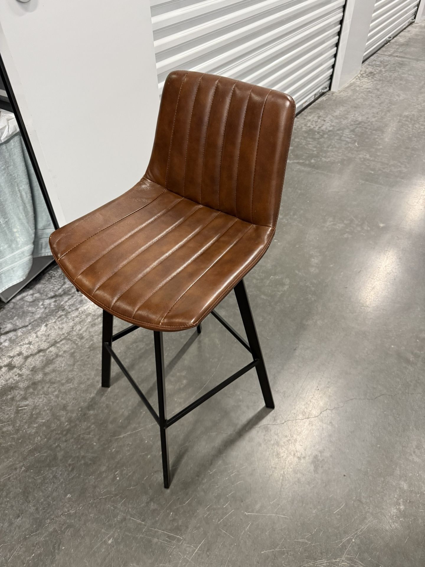Leather Bar Stools (Home Goods)