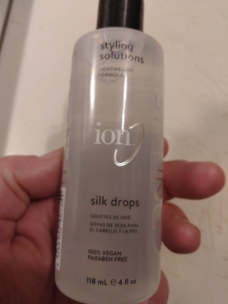Ion silk drops for hair