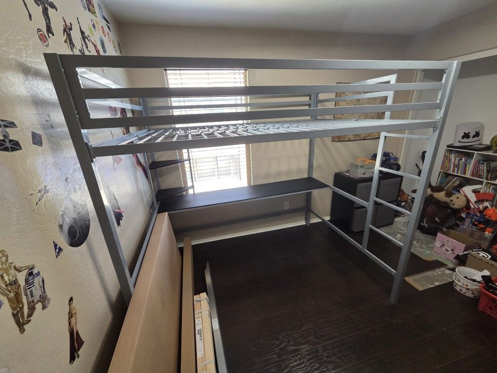 Twin Loft Bed With Desk