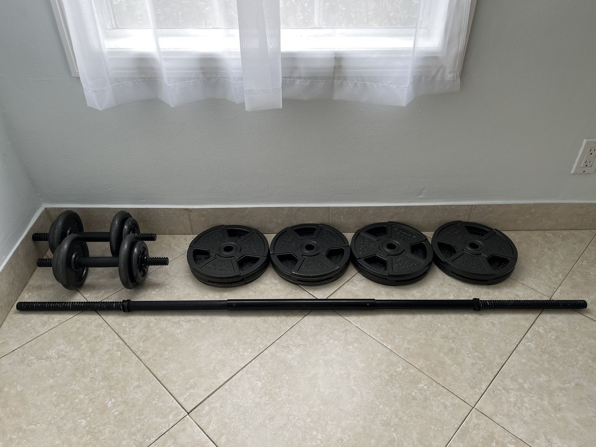 Gold’s Gym Standard Size Weights $75 Or Best Offer