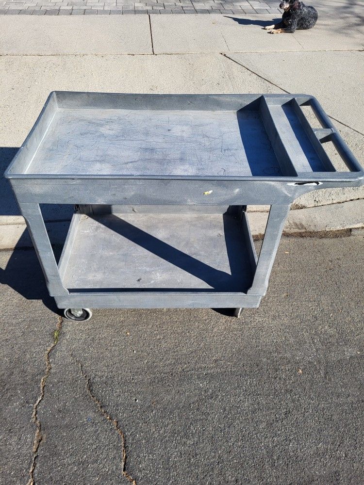 Almost New Uline Utility Cart / Rolling Cart.