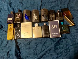 FIRST COME FIRST SERVE DECLUTTERING PERSONAL DESIGNER FRAGRANCES NEW/USED