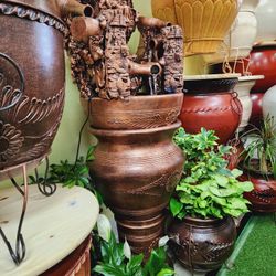 🪴Fuentes De Barro Artesanal 🏡✨️5 feet Pompa Incluida 👏🏻🇲🇽Somos Tu Tienda En Cypress Ca. 90630