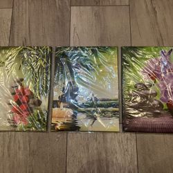 Bamboo Green Nature Zen SPA Bathroom Meditation Picture Canvas Wall Art Square Yoga Room Artwork for Living Room Laundry room Bedroom Wall Decor Frame