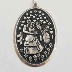 Sterling Silver Wedding Pendant 