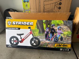 Strider 12 Inch Sport Balance Bike Red