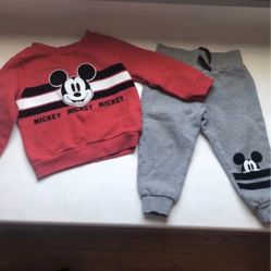 Mickey Mouse Toddler Sweatsuit Outfit 