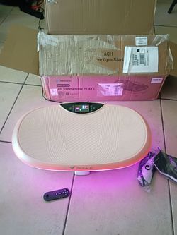 MERACH Vibration Plate Exercise Machine, 4D Whole Body Workout Vibrating Platform for Lymphatic Drainage Weight Loss Muscle Activation, Home Fitness E