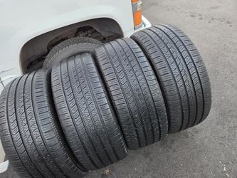 4 Used tires 255 55r20 pireli scorpion AS $250.0 all 4