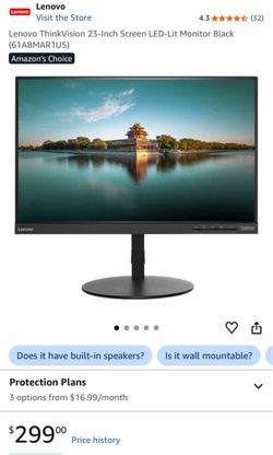 Lenovo 23 inch monitor