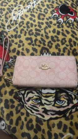 Pink coach wallet