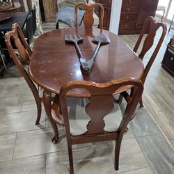 Oval Dining Table with Chairs