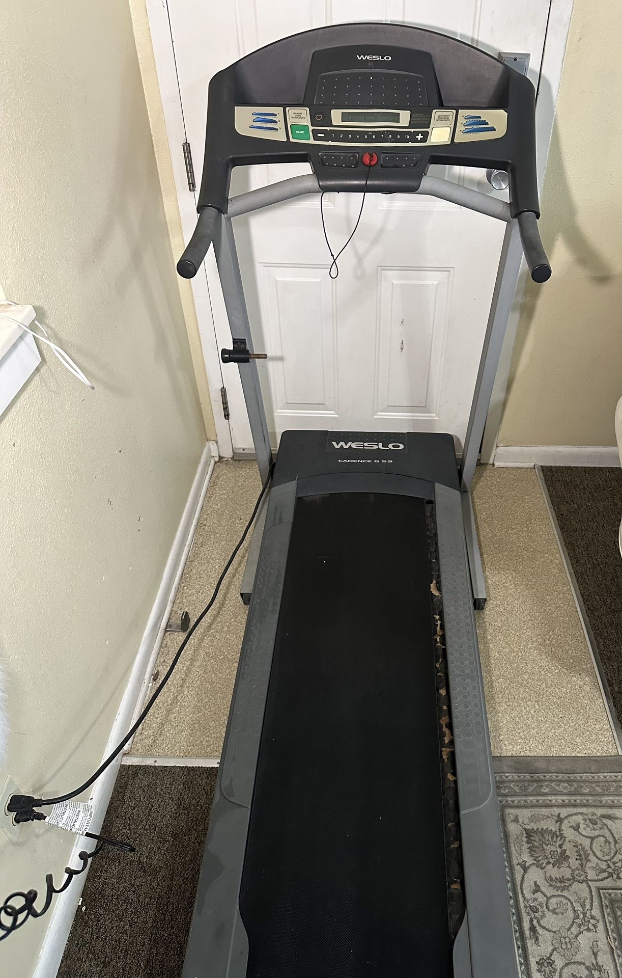 Weslo Cadence G 5.9 Treadmill For Sale