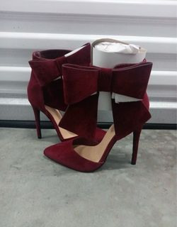 New Shoedazzle Chloee Ladies Bow Ankle Straps Size 7