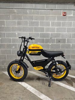 Happyrun Tank G100 Dual Battery E-Bike (Scrambler / Moped Style)