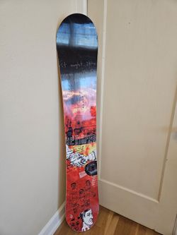 Vintage Kemper Snowboard, 64" x 10" (163cm)
