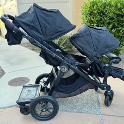 Baby Jogger City Select Double Stroller w/ Glider Board