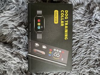 Dog Training Collar w/ Color LCD Remote – Rechargeable, Waterproof (New)