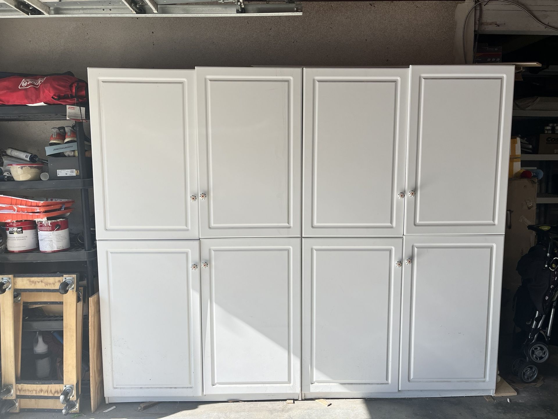 Free Cabinet - Two 48”wide x80”tall x 20” Depth . Irvine