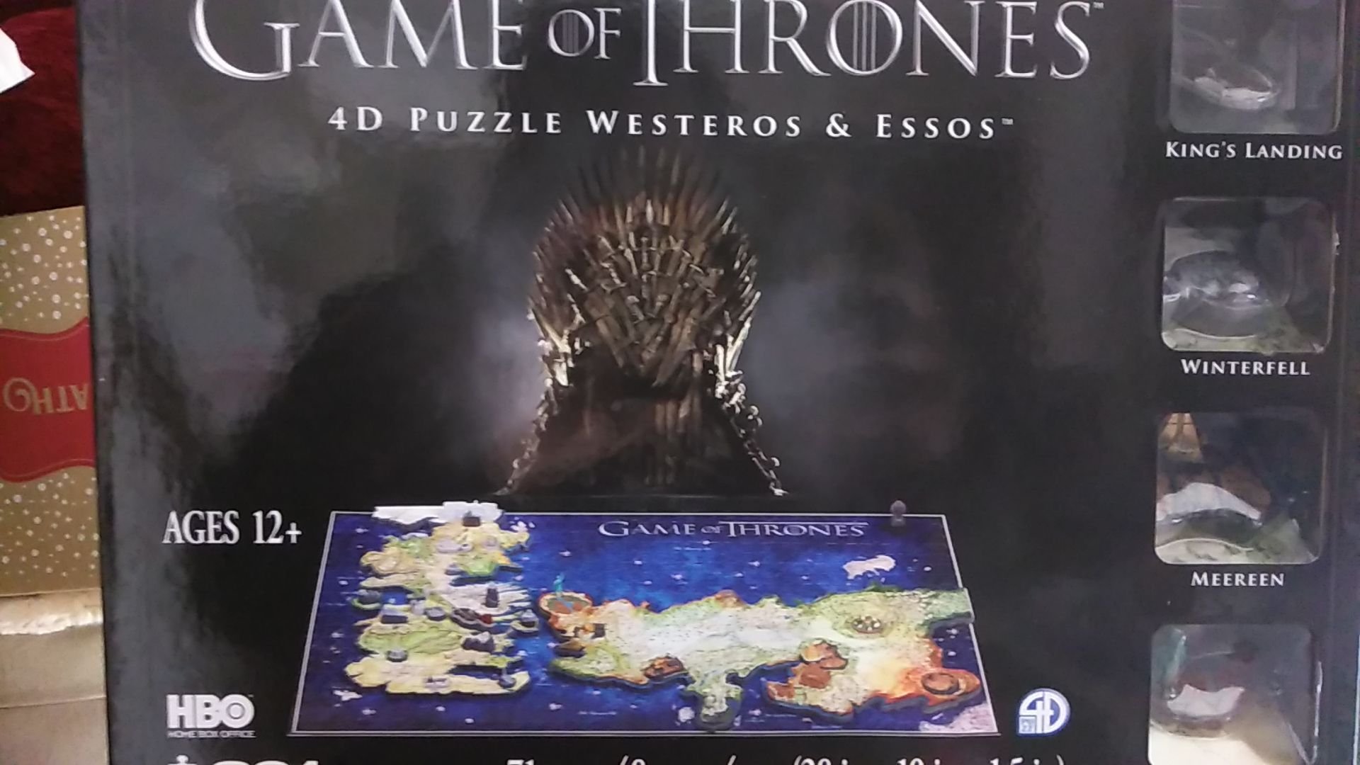 Game of Thrones 4D Puzzles of Westerns & Essos