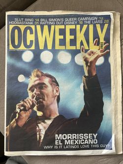 Morrissey Feature In The OC Weekly 2002