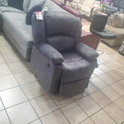 Power Recliner In Grey