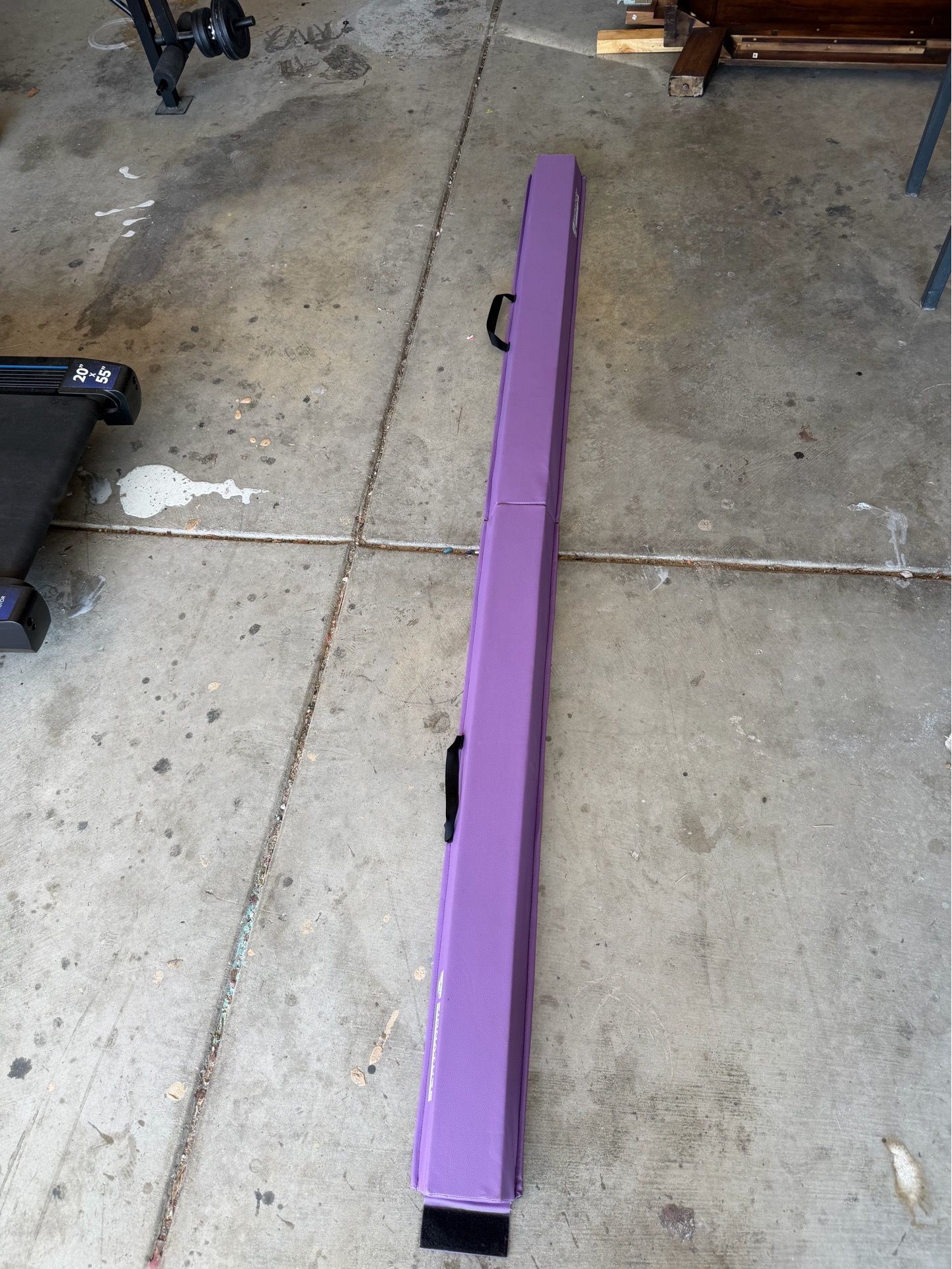 Kids gymnastic balance beam