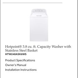 Hotpoint Washer