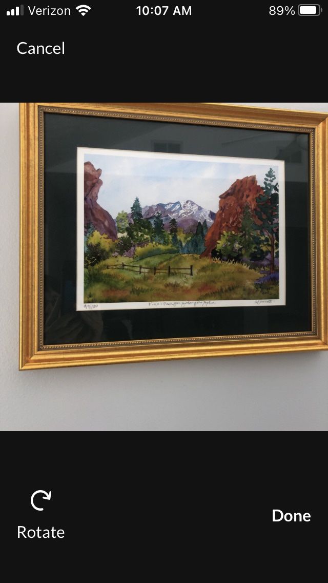 Pikes Peak - Framed Limited Edition