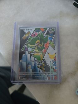 Snivy Pokémon Card 049 in Hard Case