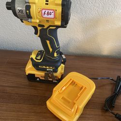Dewalt Made Impact Driver 20v, 8 Ah Battery & Charger