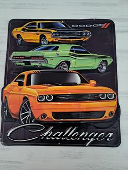 Dodge Challenger Tin Sign