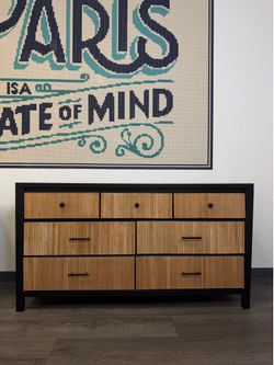 refurbished modern fluted dresser