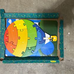 Wooden Baby Kids Balloon Puzzle 