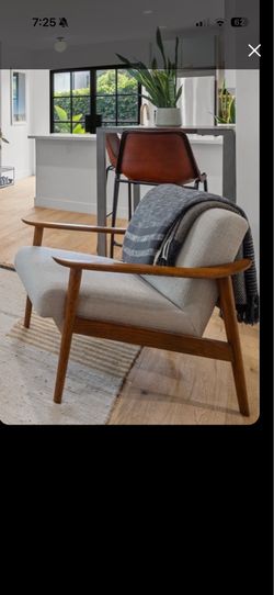 West Elm chair mid century modern