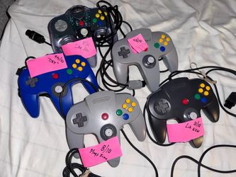 Nintendo 64 Controllers - Various Conditions