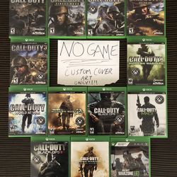 Call of Duty 13 Cover Art Collection Xbox Series X One NO GAMES!!