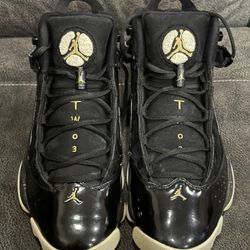 Jordan Six Rings Metallic Gold