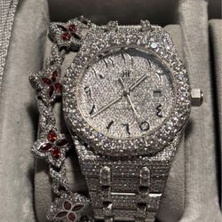 Ap Moissanite Watch 