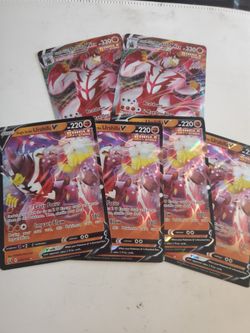 Pokemon SINGLE STRIKE URSHIFU V AND VMAX SET
