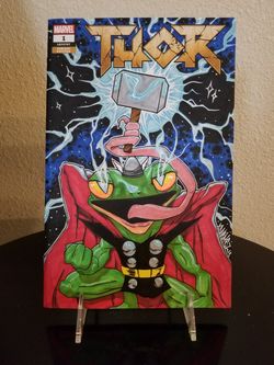 Thor #1 sketch cover THROG