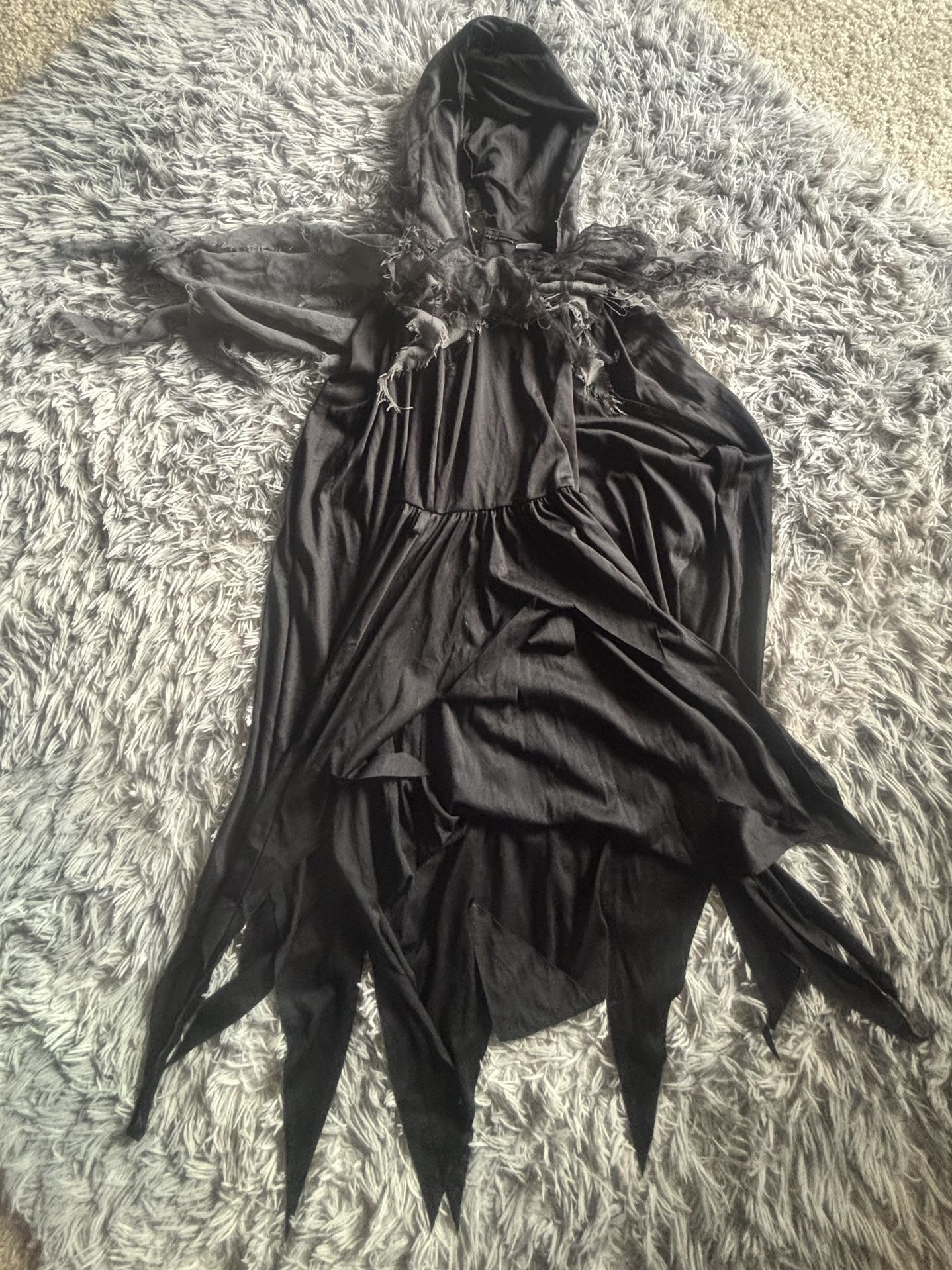 Ghost hooded Cloak wizard death robe