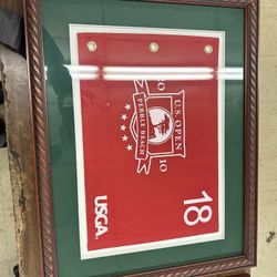 PGA Major Framed Flags $149 Each