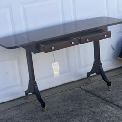 18th Century Sofa Table in Mahogany with Drop Leaves