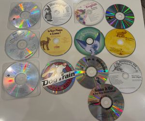 Assorted Children's Audiobook CDs - Colorful Disc Set of 13