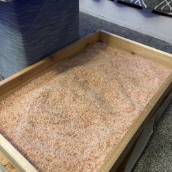 Himalayan Pink Salt Custom Cedar Bath
