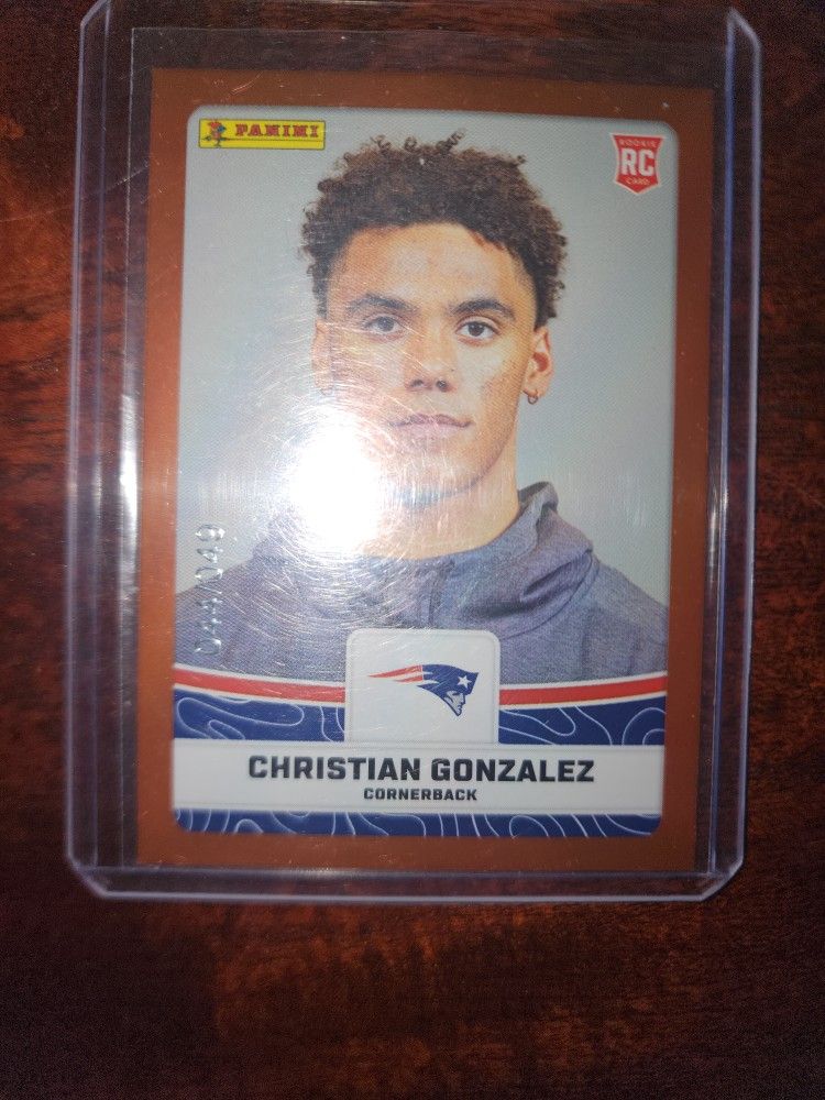 Christian Gonzalez Orange Rookie /49