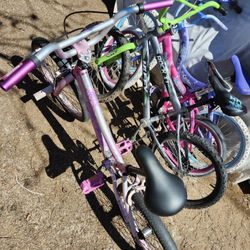 4 BIKES  1 18INCH AND 3 20INCH  VERY GOOD CONDITION 